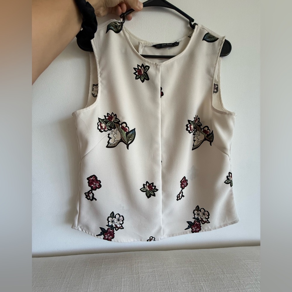 Écru Zara Blouse